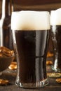 Refreshing Dark Stout Beer Royalty Free Stock Photo