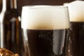 Refreshing Dark Stout Beer Royalty Free Stock Photo