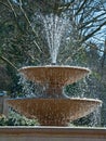 Refreshing Fountain of Water in Sunshine Royalty Free Stock Photo