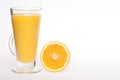 Refreshing fresh home made orange juice drink