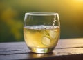 Refreshing Glass of Water with Lemon Slices