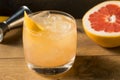 Refreshing Grapefruit Radler Ccoktail Royalty Free Stock Photo