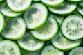 Refreshing Green Delight of Fresh Sliced Cucumber.