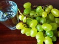 refreshing green grape Royalty Free Stock Photo