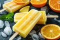 Refreshing Homemade Orange Pineapple Popsicles on a Summer Day