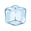 Refreshing ice cube for summer drinks and cold beverages Royalty Free Stock Photo