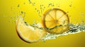refreshing juice lemon yellow