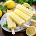 Refreshing Lemon Ice Popsicle - Perfect Summer Treat