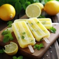 Refreshing Lemon Ice Popsicle - Perfect Summer Treat