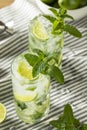 Refreshing Mint and LIme Mojitos