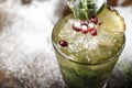 Mojito with ice in a glass Royalty Free Stock Photo