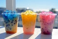 Refreshing oolong bubble tea varieties iced, milk tea with tapioca pearls, and bubble tea fusion