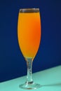 Refreshing Orange Mimosa Cocktails Royalty Free Stock Photo