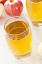 Refreshing Organic Apple Juice Royalty Free Stock Photo