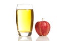 Refreshing Organic Apple Juice Royalty Free Stock Photo