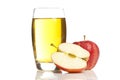 Refreshing Organic Apple Juice Royalty Free Stock Photo