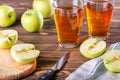 Refreshing Organic Apple Juice Royalty Free Stock Photo