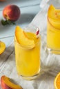 Refreshing Peach and Orange Fuzzy Navel Cocktail