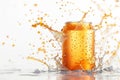 Refreshing Splash of Orange Soda