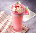 Refreshing Strawberry Soda Float