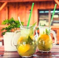 Refreshing summer citrus lemonade