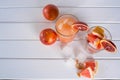 Refreshing summer cocktails with citrus fruits Royalty Free Stock Photo