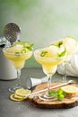 Refreshing summer margarita cocktail Royalty Free Stock Photo