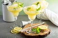 Refreshing summer margarita cocktail Royalty Free Stock Photo