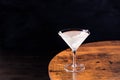 Refreshing Vodka Martini Cocktail with Onions Royalty Free Stock Photo