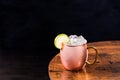 Refreshing Vodka Moscow Mule Cocktail