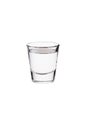 Refreshing Vodka Shot Glass on White Royalty Free Stock Photo