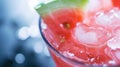 Refreshing Watermelon Delight: A Close-Up View