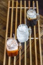 Refreshment with Thai beverages Royalty Free Stock Photo