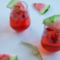 Refreshment watermelon drinks. Beverage items