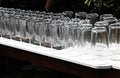 Refreshments, the glasses, Garden Party Royalty Free Stock Photo