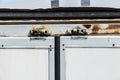 Refrigerated container in the port of Barcelona, Spain