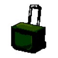 refrigerator cooler box game pixel art vector illustration