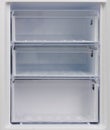 Refrigerator freezer compartment Royalty Free Stock Photo