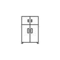 Refrigerator icon. Vector illustration decorative design