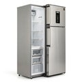 Refrigerator isolated on transparent background Royalty Free Stock Photo