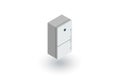 Refrigerator isometric flat icon. 3d vector Royalty Free Stock Photo