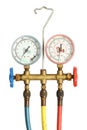 Refrigerator pressure gauges