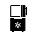 Refrigerator vector icon