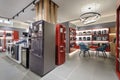 Premium home appliance store interior