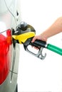 Refuel gasoline in gas-station Royalty Free Stock Photo