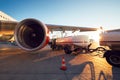 Refueling of the airplane