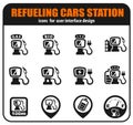 Refueling cars station