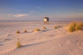 Refuge hut on Terschelling island in The Netherlands Royalty Free Stock Photo