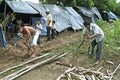 Refugee camp of landless people in Guatemala Royalty Free Stock Photo