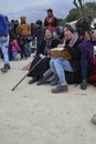 Refugee camp Moria on Lesvos.